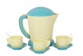 Набор посуды Чайник + чашки + тарелки /УФА (6710)