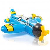 Надувная игрушка Самолет с держателем  (23715)