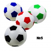 Мяч футбольный размер 5 4 цвета 280г (23839)