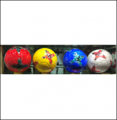 Мяч футбольный двухслойный 4 цвета 300г (23901)