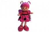 М.и. Кукла пчелка в розовом платье муз. (29662)