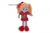 М.и. Кукла в красном платье муз. (29679)