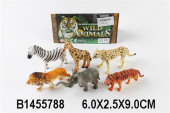Рез. набор диких животных 6в1 (9775)