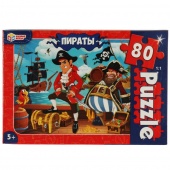 Пазлы 80 Пираты (43948)