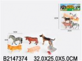 Рез. набор домашних животных 6шт/пак (43894)