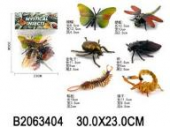 Рез. набор насекомых 6в/пак (43899)