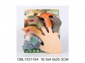 Животные на пальцы 5шт/лист динозавры(46198)