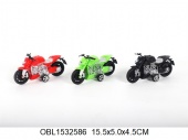 Мотоцикл инерц. 3 цвета (46239)