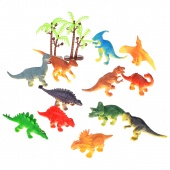Рез. набор динозавров в пакете  (36121)