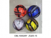 Мяч футбольный PVC размер5 300гр 4цв (46806)