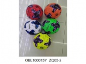 Мяч футбольный PVC размер5 280гр 5цв (46805)